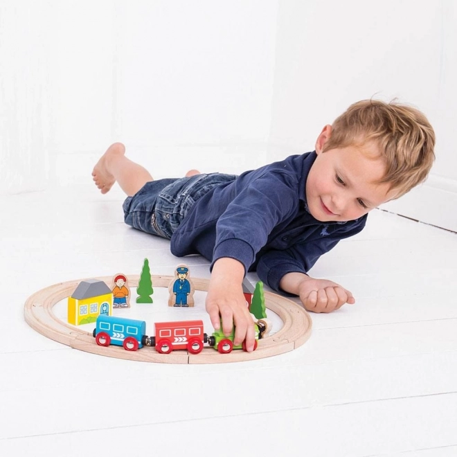 Bigjigs Rail Moja prva željeznička pruga 19 dijelova