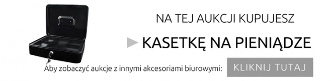 Velika crna kazeta za novac