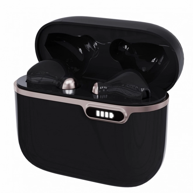 Bluetooth slušalice s HQ mikrofonom TWS (USB-C) crne