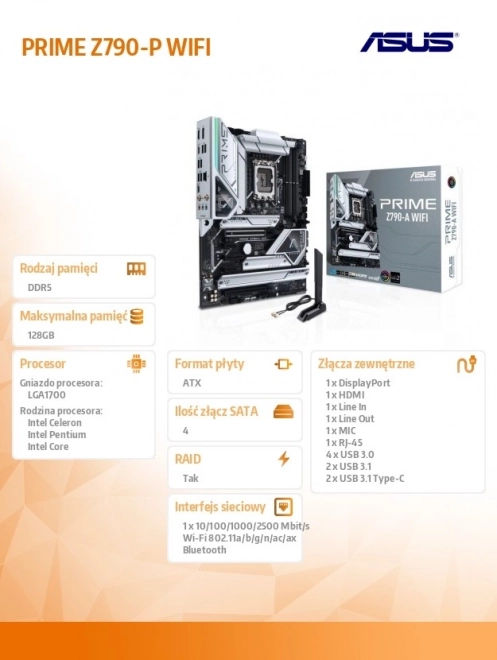 Osnovna ploča Asus PRIME Z790-P WiFi