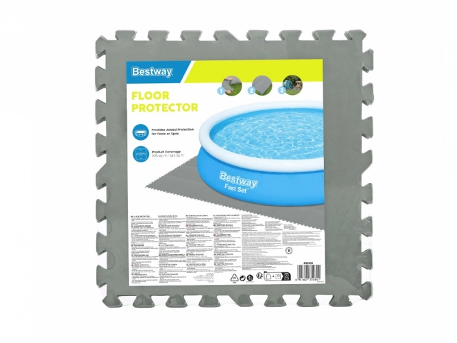 Bestway pjenasta podloga ispod bazena siva
