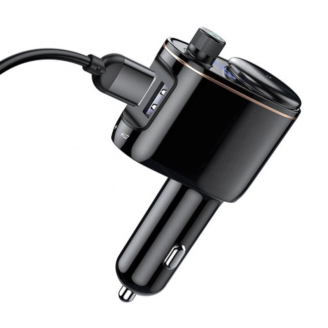 Bluetooth MP3 odašiljač za auto Baseus crni