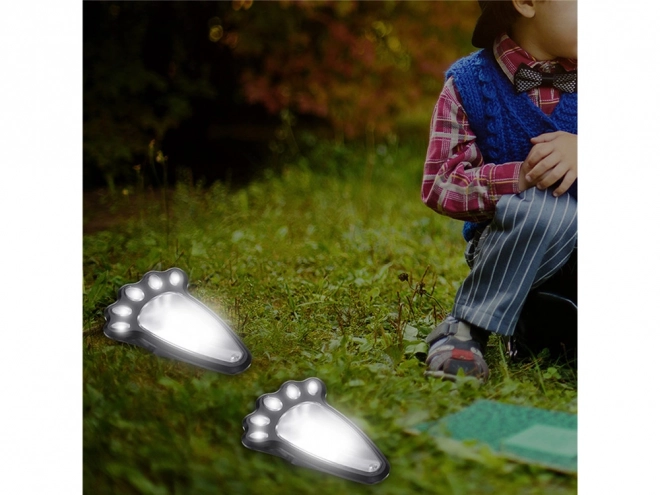 Solarnie vrtne lampe s šapama LED 4 kom