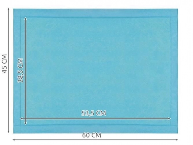 Upijajuća higijenska podloga za životinje 60 x 45 cm - 50 komada