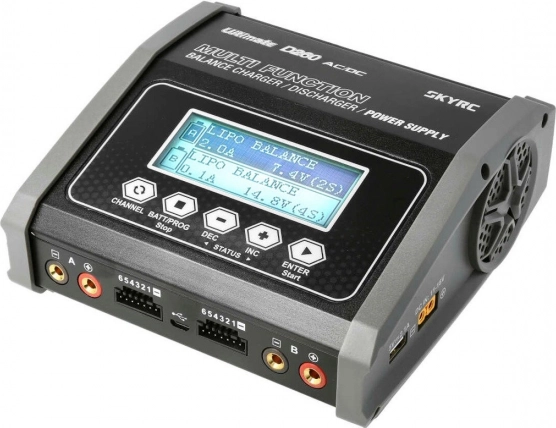 Dvokanalni inteligentni punjač SKYRC D260 2×130 W