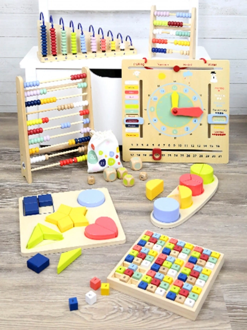 Small Foot drvene sudoku obojene kockice