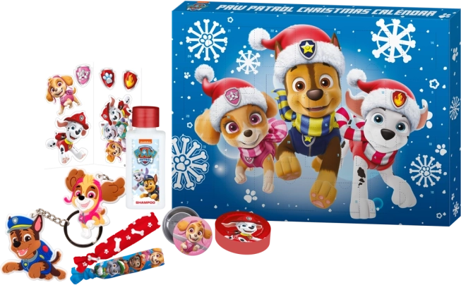 Adventski kozmetički kalendar za djecu Paw Patrol