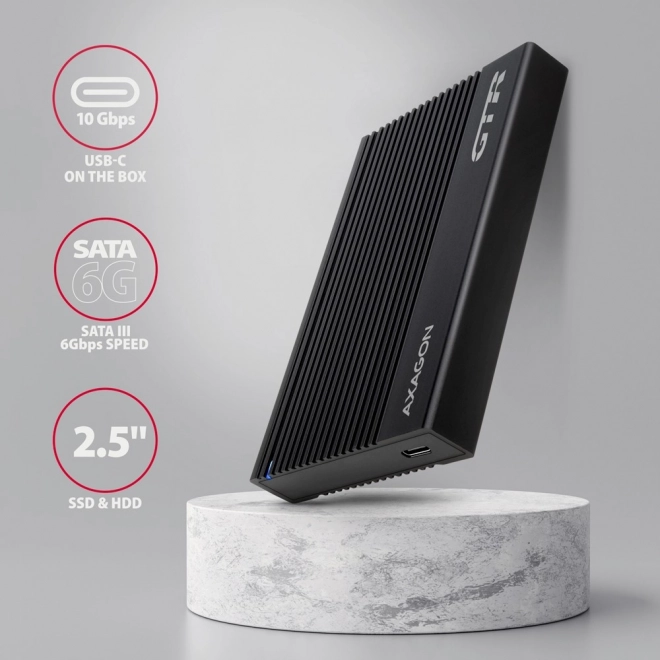 Aluminijsko kućište za vanjske diskove USB3.2 Gen 2 - SATA 6G 2.5" SSD/HDD