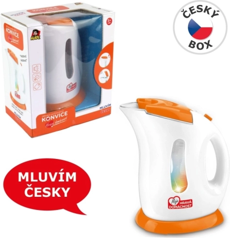 Baterijski kuhalo za vodu 21 cm – govori na češkom