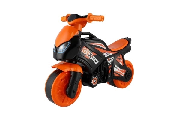 Odrážedlo motocikl narančasto-crna plastika u vrećici 35x53x74cm 24m+