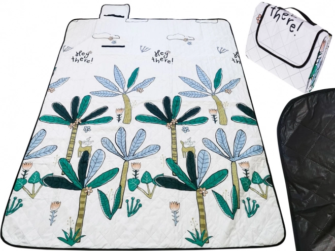 Plažna prostirka piknik deka kampiranje palme 150x200