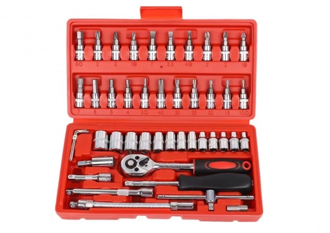 Set nasadnih ključeva 1/4" - 46 dijelova u koferu