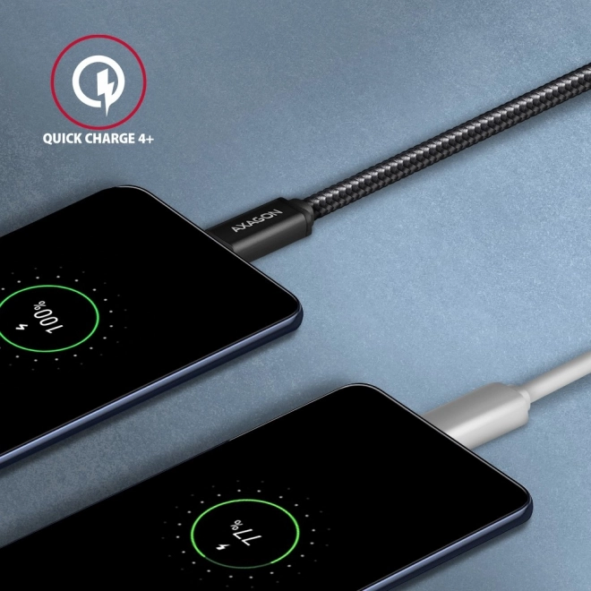 USB-C na USB-C kabel 3m, Isporuka Snage 60W, savitljiv opleten