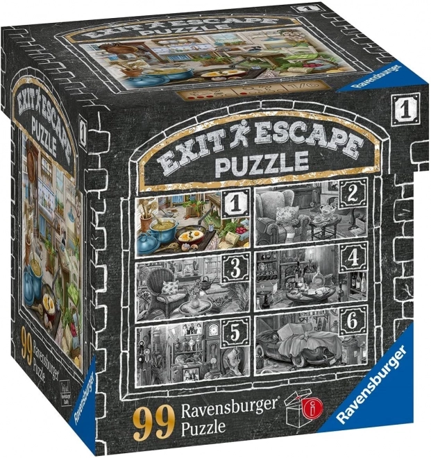 Igra bijega puzzle Ukleta vila - U kuhinji