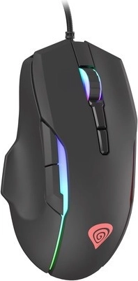 Gaming miš GENESIS Xenon 220 s tihim prekidačima i RGB osvjetljenjem, 6400 DPI