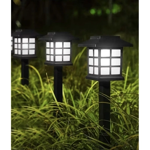 Solarne vrtne lampe LED – set 6x kućica