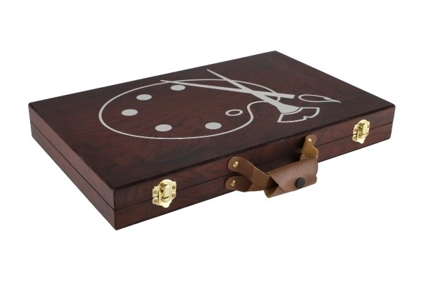 Set za slikanje Art box u drvenom kovčežiću - 79 komada