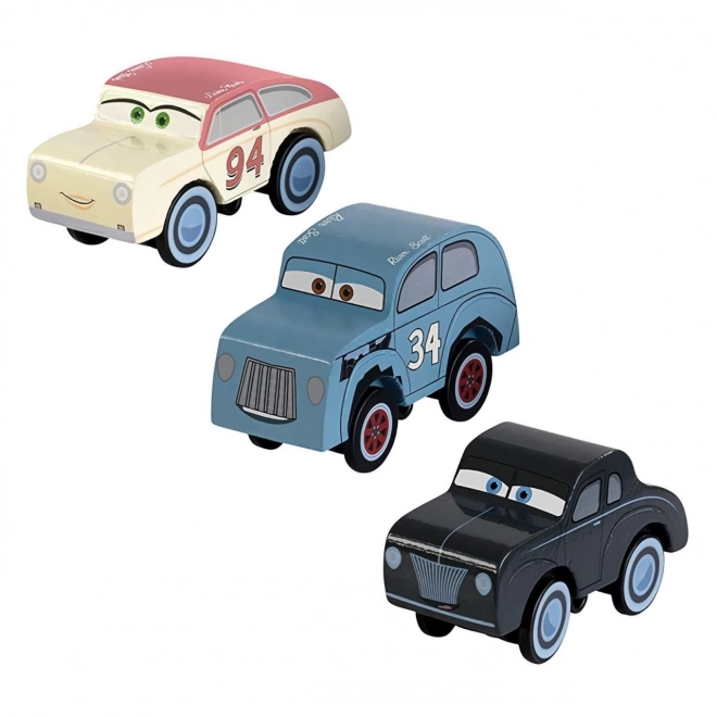 KidKraft Disney Cars – Set od 3 drvena trkača