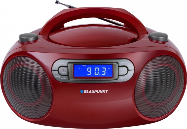 Boombox s FM, CD, MP3, USB, AUX, satom i budilicom