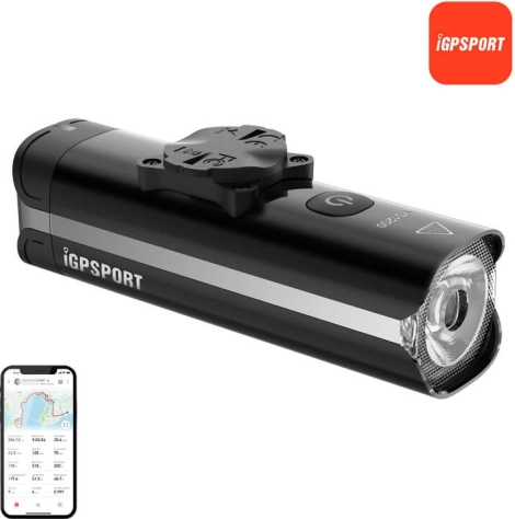 prednje biciklističko svjetlo iGPSPORT VS1200 s držačem M80 smart