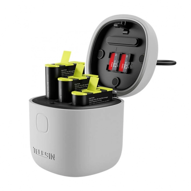 Vodootporni punjač Telesin Allin box za GoPro Hero 9 / Hero 10 + 3 baterije