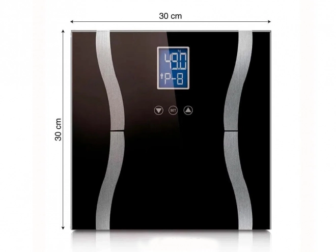 Analitička 180kg staklena vaga za kupaonicu s LCD zaslonom