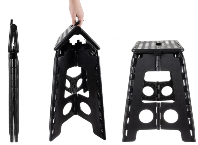 Sklopiva stolica crno-bijela 39 cm