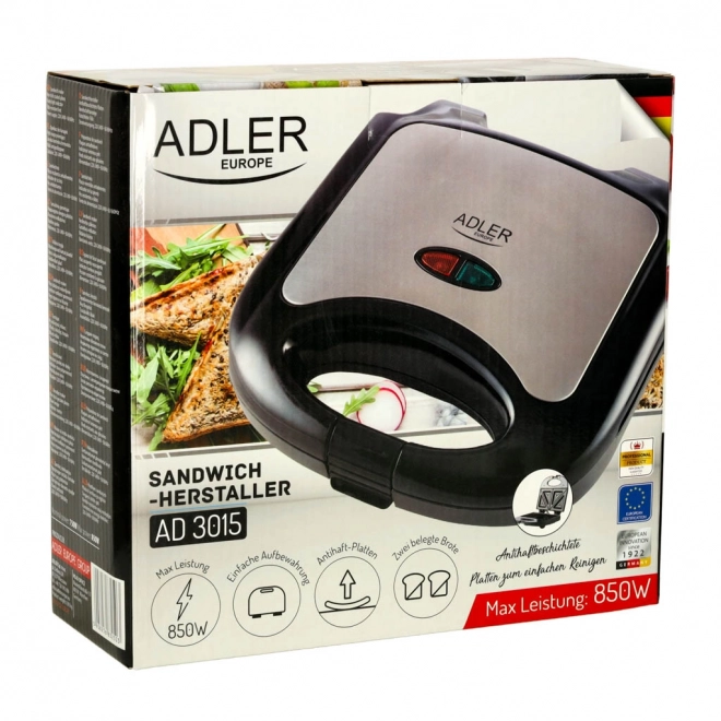 Adler AD 3015 Sendvič toster 750W