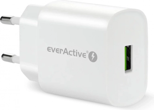 Bijeli USB punjač 18W QC3.0
