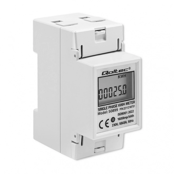Jednofazni elektronički elektromjer | DIN šina | 230V | LCD | 2P
