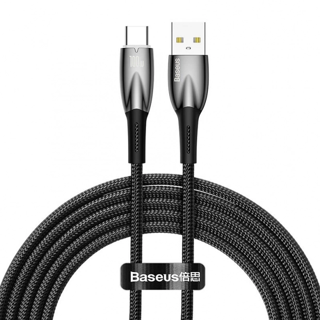 USB-C Kabel Baseus Glimmer 100 W, 2m crni