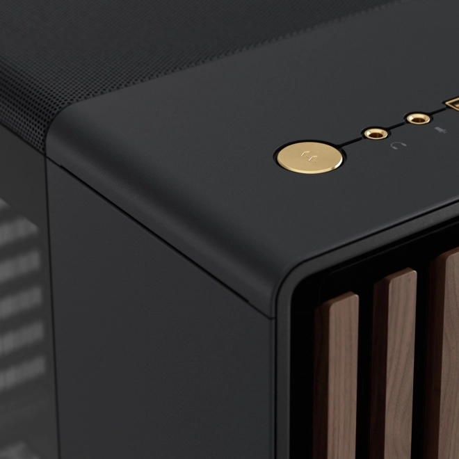Fractal Design kućište North crna s drvenim elementima