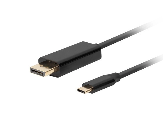 Kabel USB-C na DisplayPort 1,8m 4K 60Hz crni