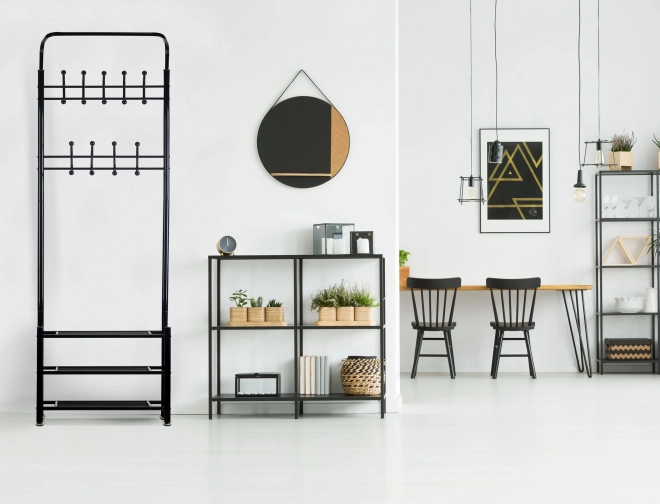 Vješalica za odjeću + ormarić, polica, polica za cipele ModernHome