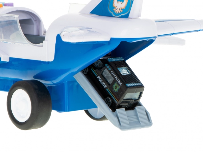 Policijski transportni avion s autima