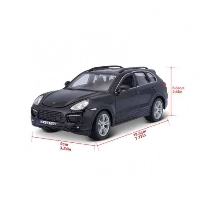 Metalni model Porsche Cayenne Turbo crni 1/24