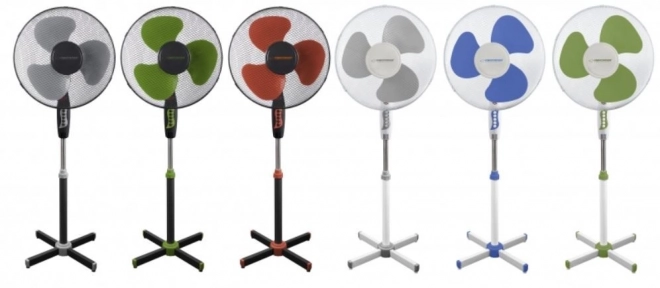 Stojeći ventilator Hurricane crno-sivi