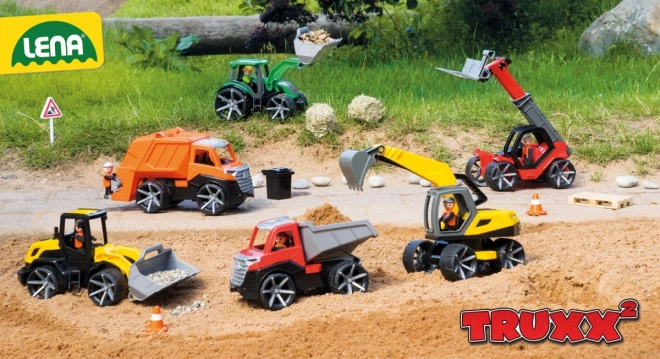 Auto Truxx 2 vatrogasci raspršuju vodu plast 29cm s figuricom