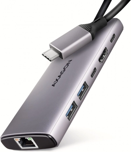 Višeportni USB hub 6-u-1 AXAGON s 10Gbps