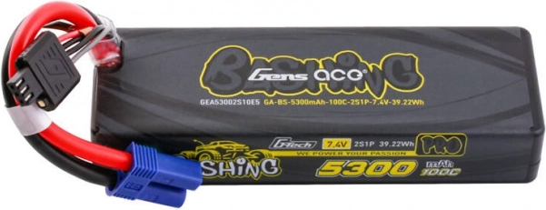 Gens Ace G-Tech LiPo baterija 5300 mAh 7,4 V 100C 2S s EC5 konektorom