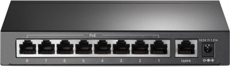 Preklopnik TP-Link SF1009P 9× Fast Ethernet (8× PoE+)