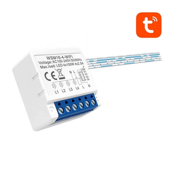 Pametni WiFi preklopni modul Avatto WSM16 TUYA – W4