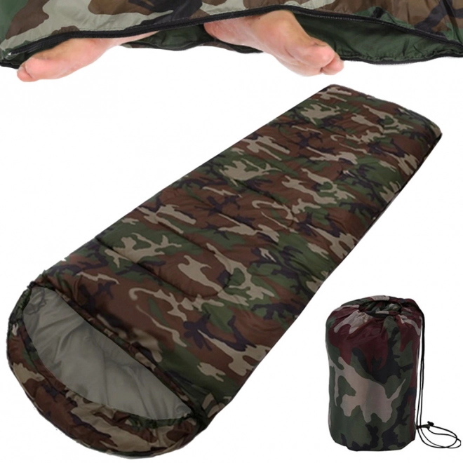Vreća za spavanje Mummy Camo 200 x 65 cm maskirna