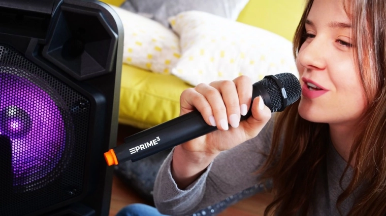 Karaoke zabava s bežičnim mikrofonom