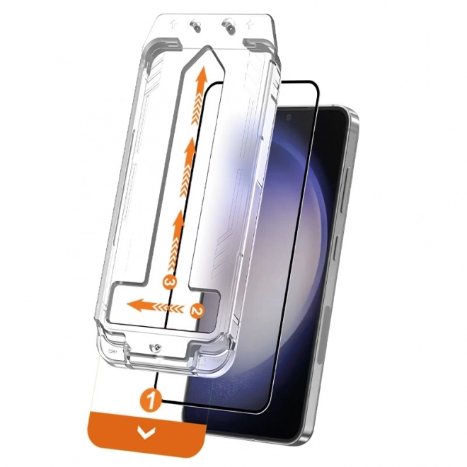 Kaljeno staklo Crong EasyShield 2-Pack - Samsung Galaxy S25+/S24+