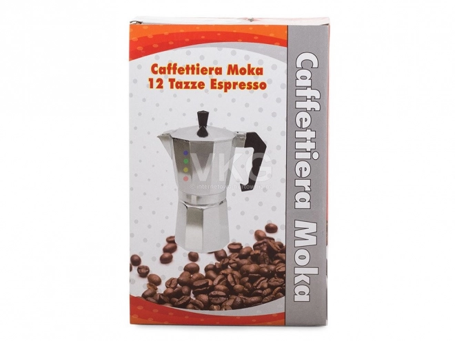 Moka lonac za 12 kava, 600ml aluminij