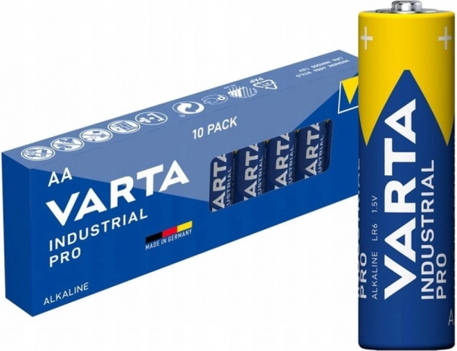 Alkalne baterije AA Industrial Pro, 10 kom