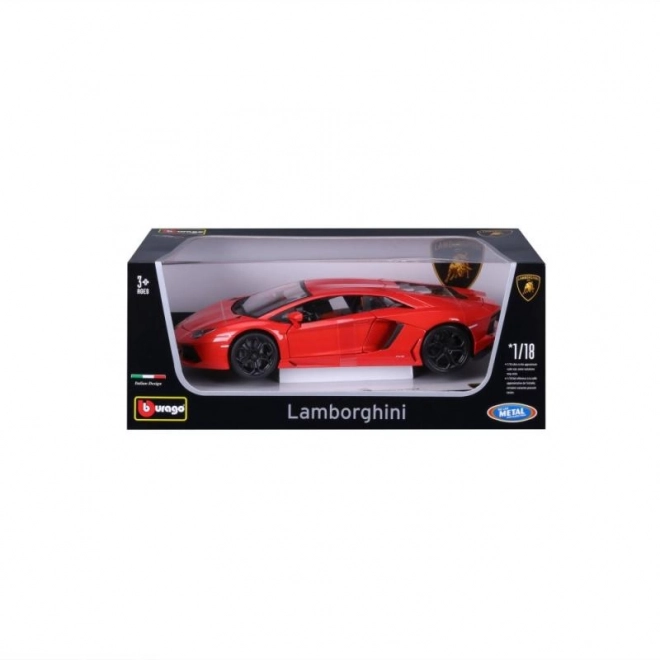 Bburago Lamborghini Aventador 1:18 narančasta 18-11033
