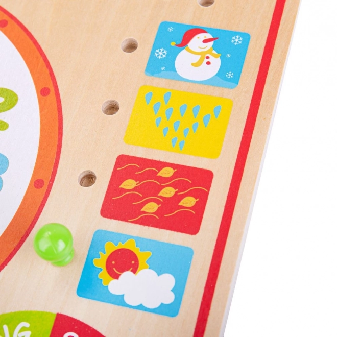 Bigjigs Toys Kalendar s satom