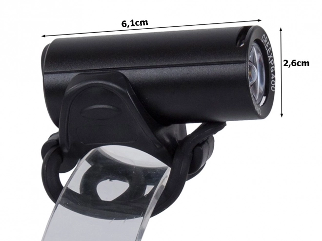 Prednje svjetlo za bicikl USB s LED Cree